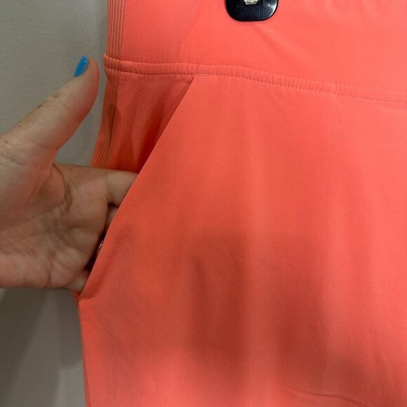 Athleta Brooklyn Mid Rise Ankle Pant Size 14 Sunset Glow Travel Commute - Picture 3 of 10